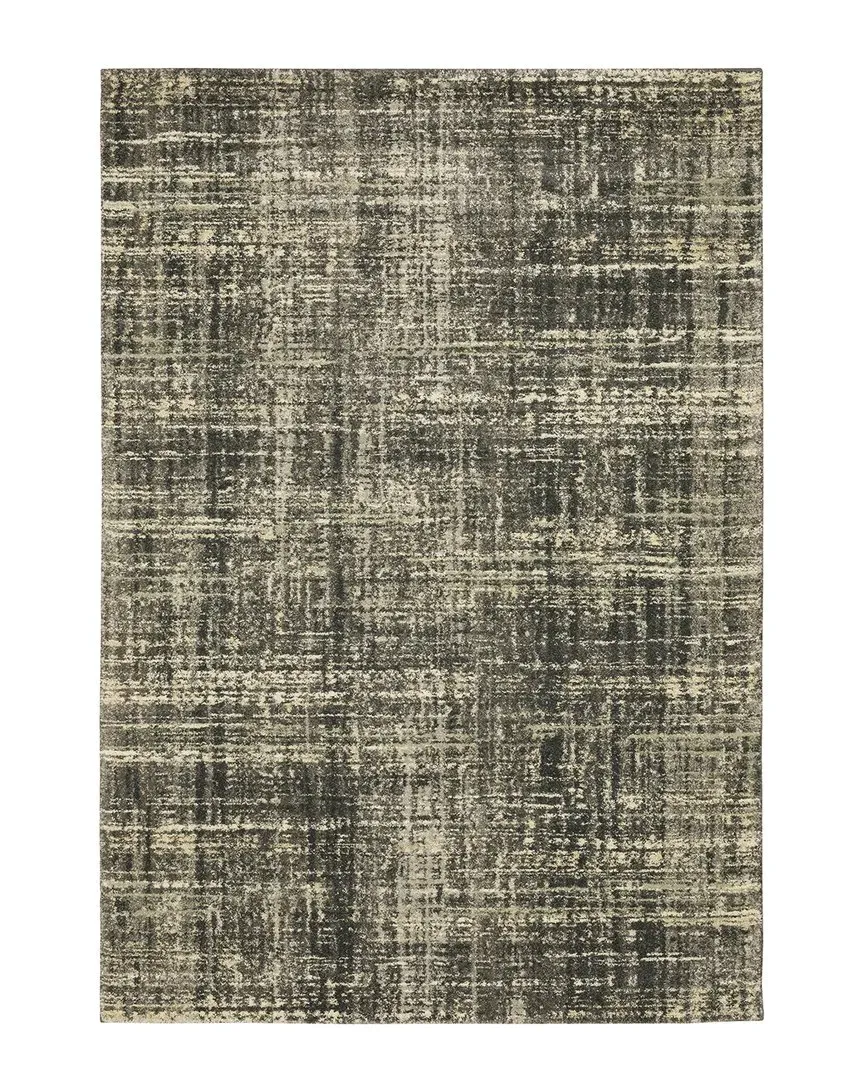 Avalon Abstract Rug - Charcoal, Polypropylene