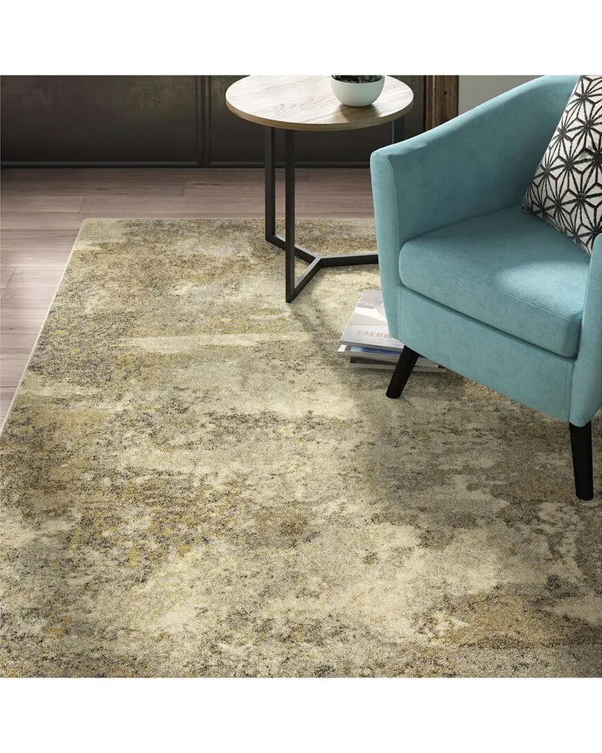 Avalon Abstract Rug - Gold, Polypropylene image
