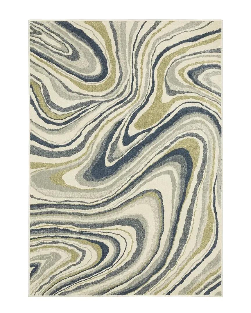 Barrett Abstract Cut Pile Rug - Ivory