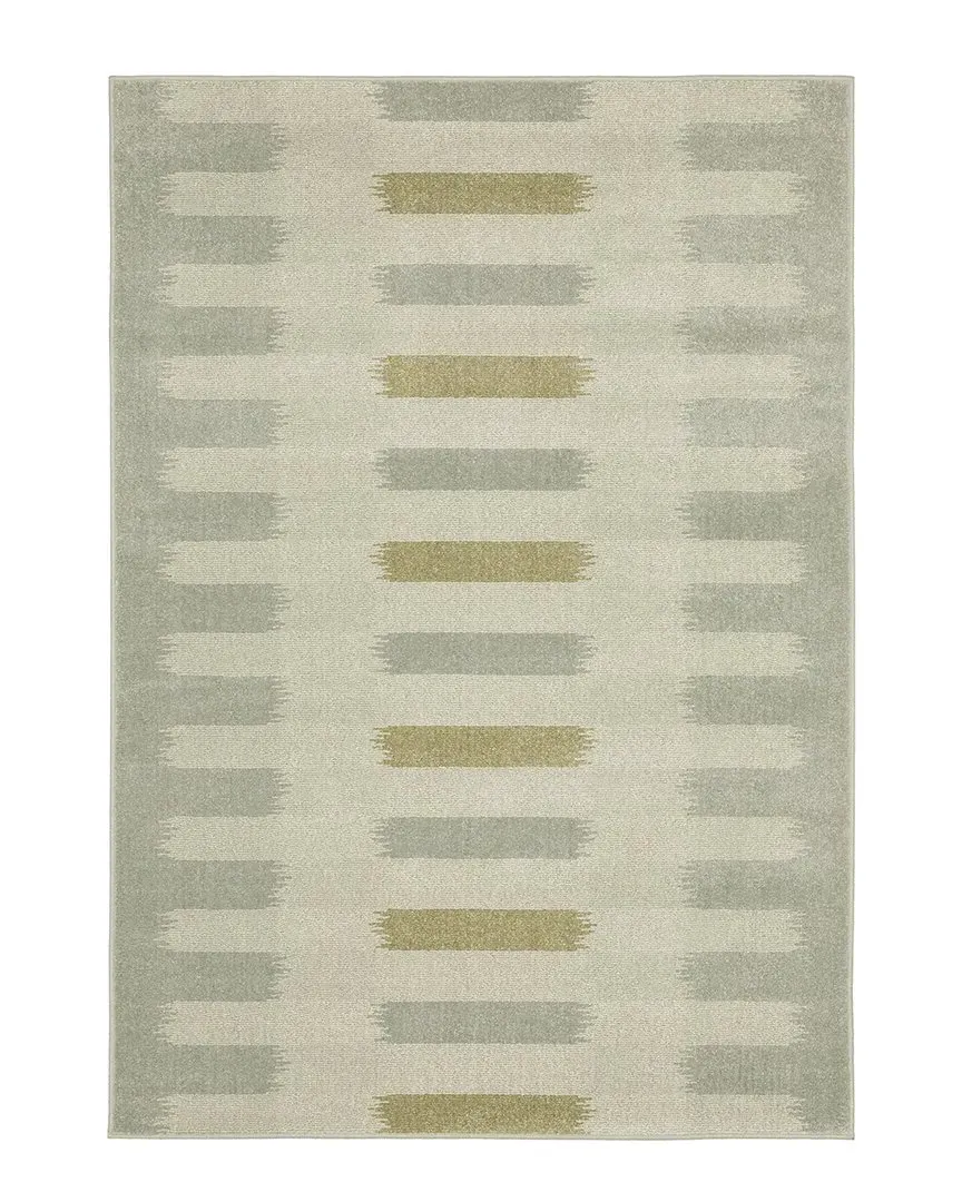 Barrett Geometric Distressed Cut Pile Rug - Polypropylene