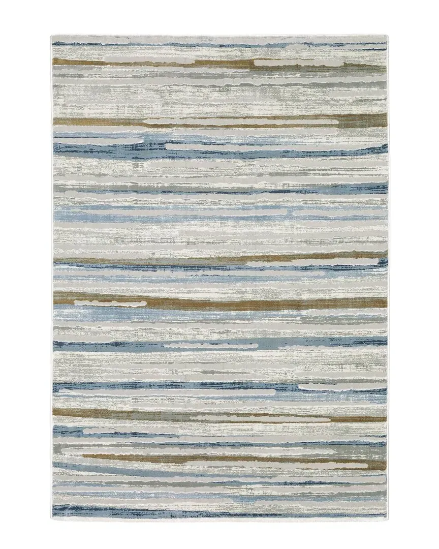 Emma Abstract Area Rug - Grey, Polypropylene image