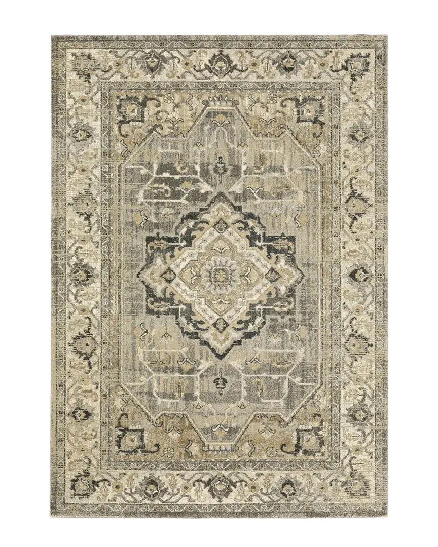Fairlawn Vintage Medallion Area Rug - Beige image