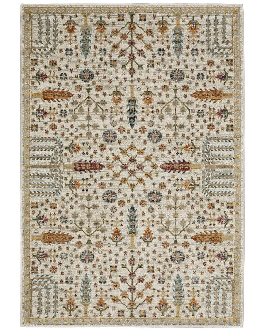 Farrah Ancient Traditions Rug - Ivory, Polypropylene