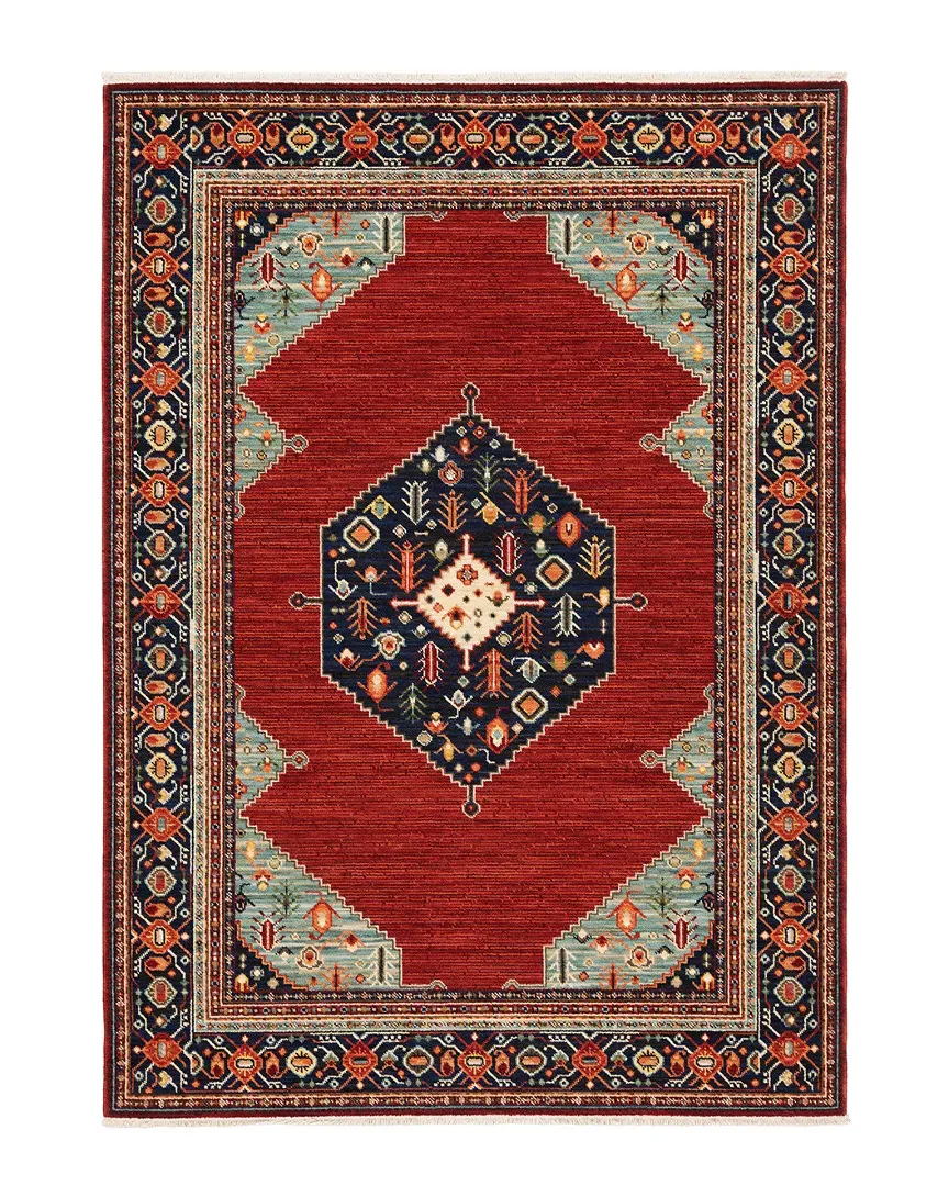 Lakeview Rug - Red, Polyester