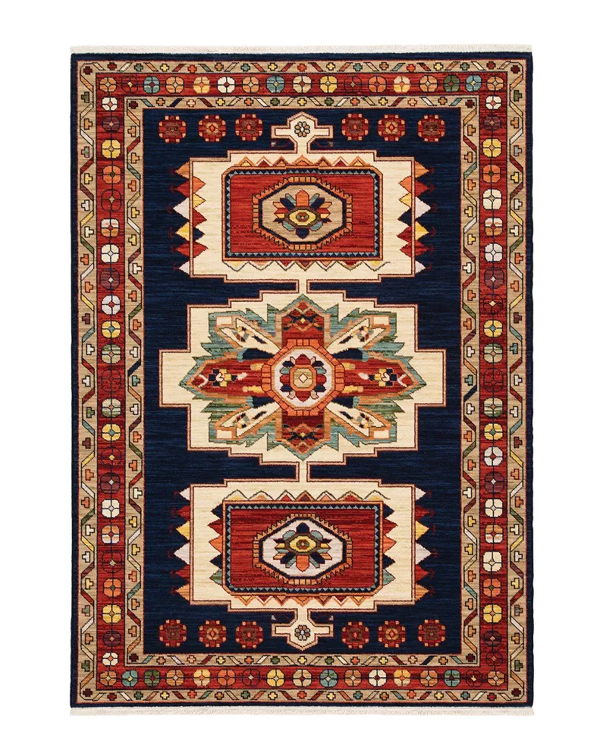Lakeview Wool-Blend Rug - Red