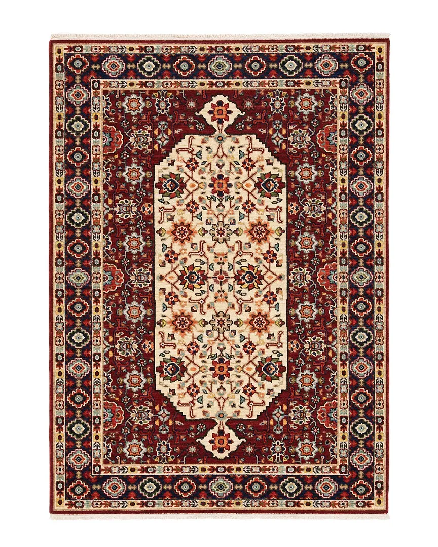 Lakeview Wool-Blend Rug - Red image