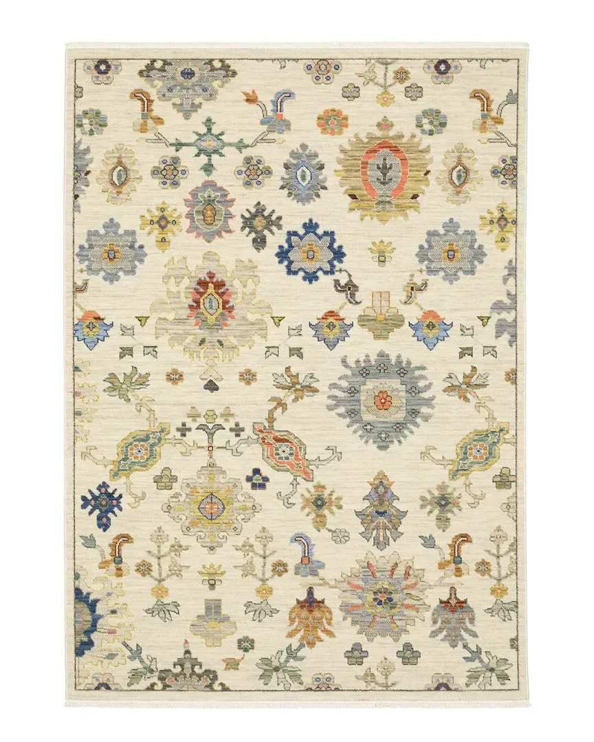 Lordston Area Rug - Ivory, Wool Blend