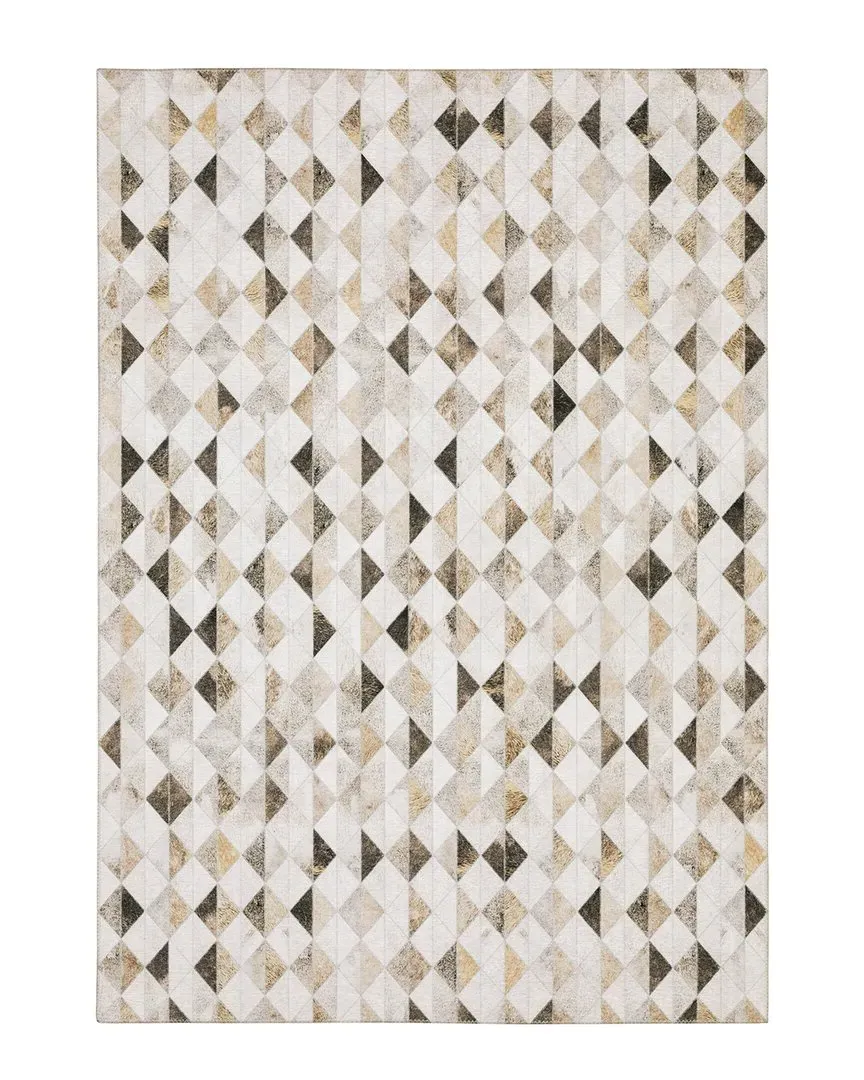 Melody Geometric Rug - Beige, Polyester image
