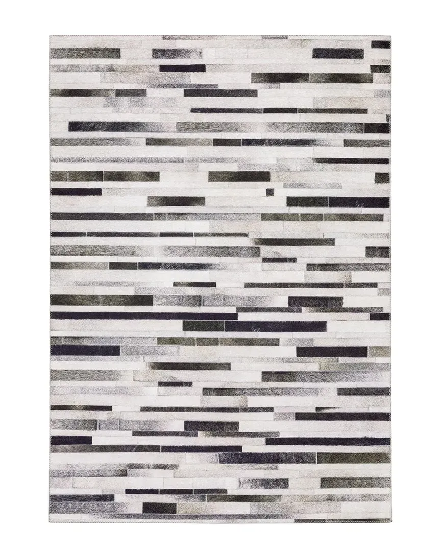 Melody Stripes Rug - Grey, Polyester image