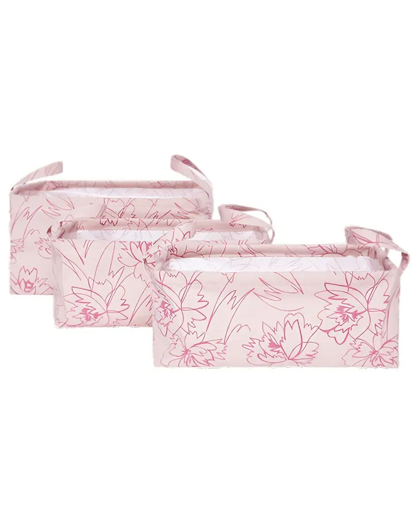 Brylin Storage Baskets Set of 3 - Pink image