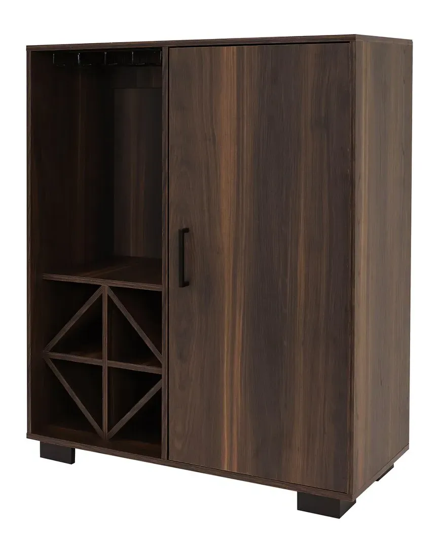 Lavina 43in Wine Cabinet - Brown image