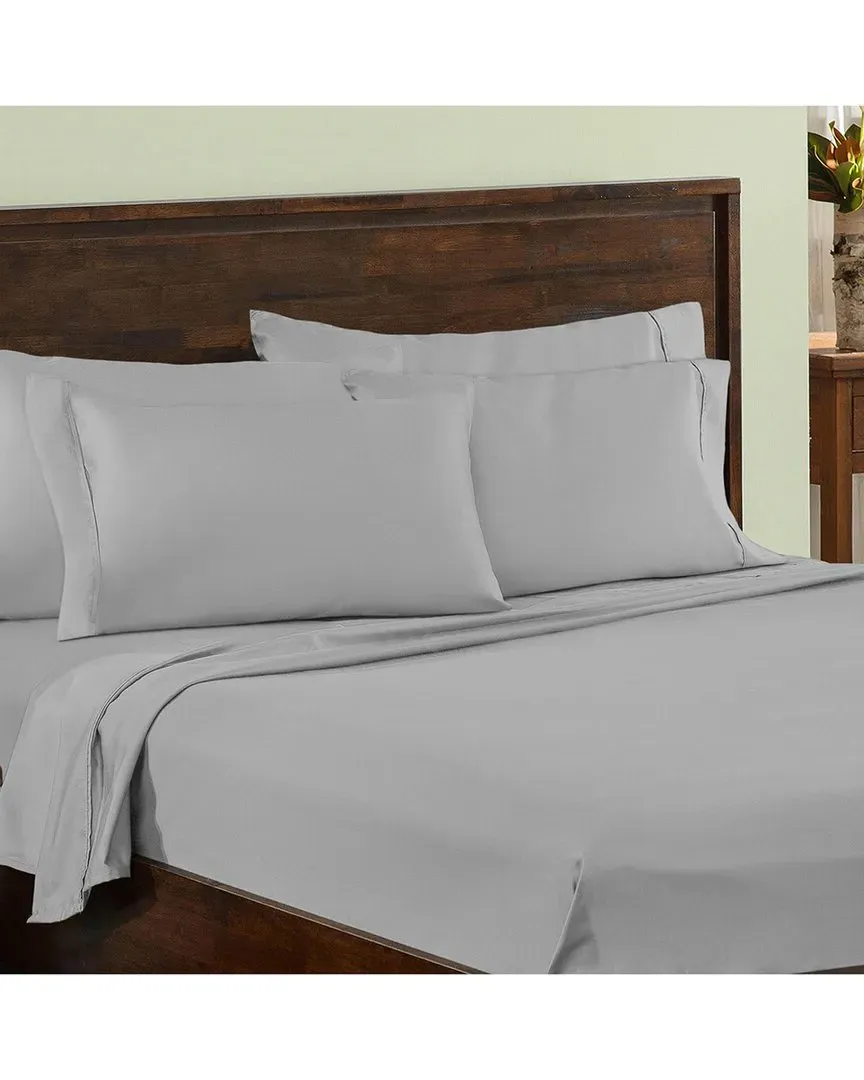 1000 Thread Count Deep Pocket Bed Sheet Set - Grey, Cotton