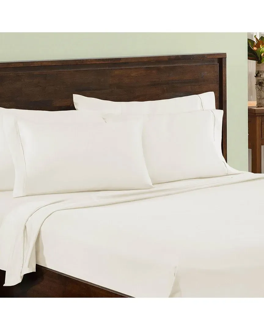 1000 Thread Count Deep Pocket Bed Sheet Set - Ivory, Cotton image