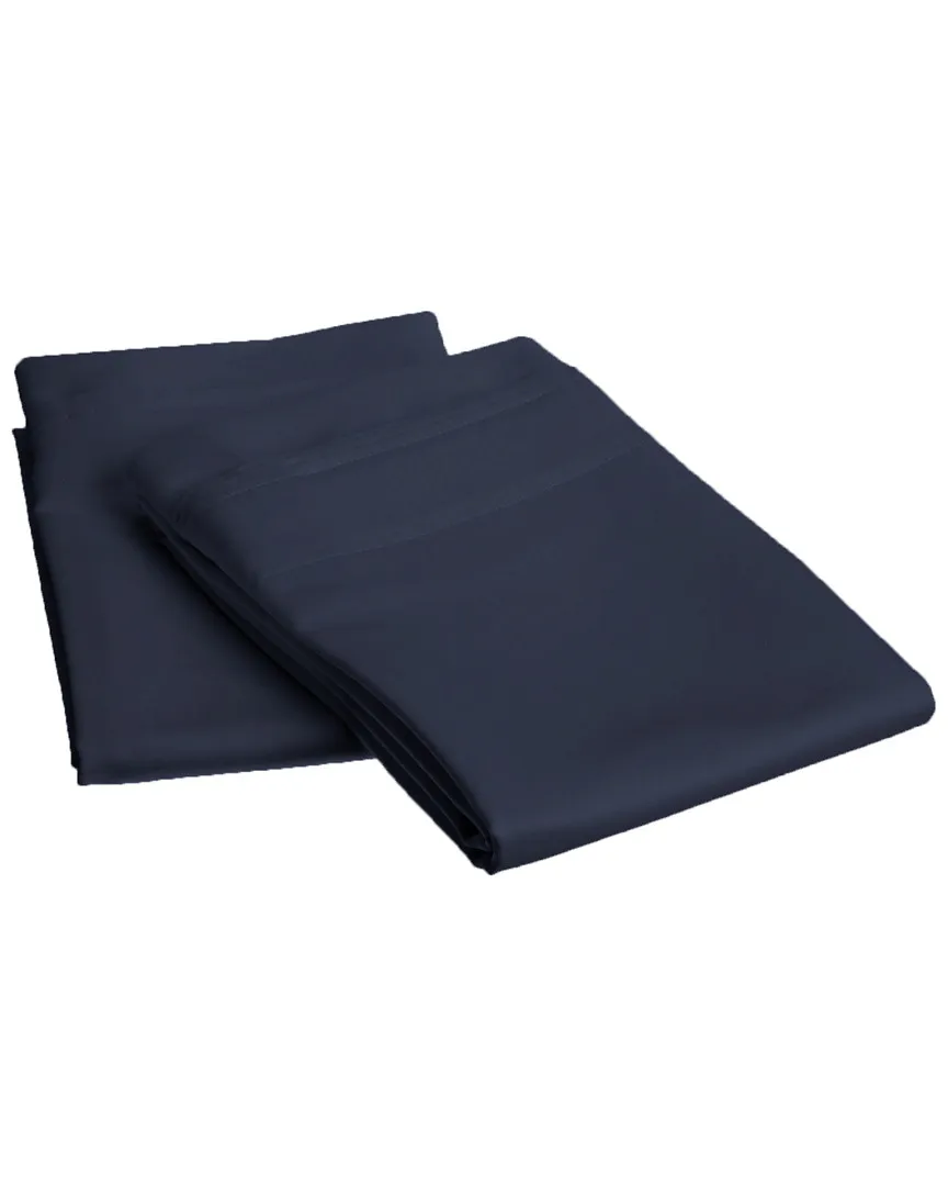 1000 Thread Count Pillowcases - Navy Blue, Egyptian Cotton