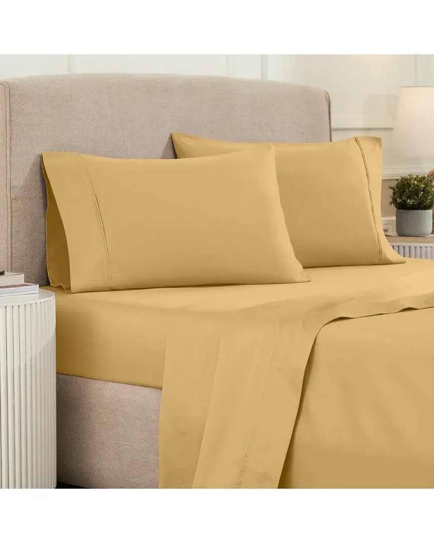 1200 Thread Count Deep Pocket Sheet Set - Gold, Egyptian Cotton