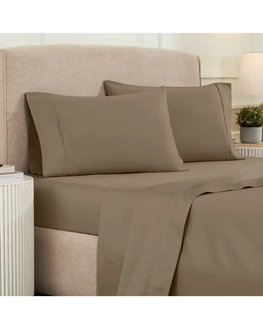 1200 Thread Count Deep Pocket Sheet Set - Taupe, Egyptian Cotton