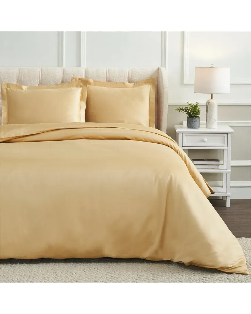 1200 Thread Count Duvet Cover Set - Gold, Egyptian Cotton