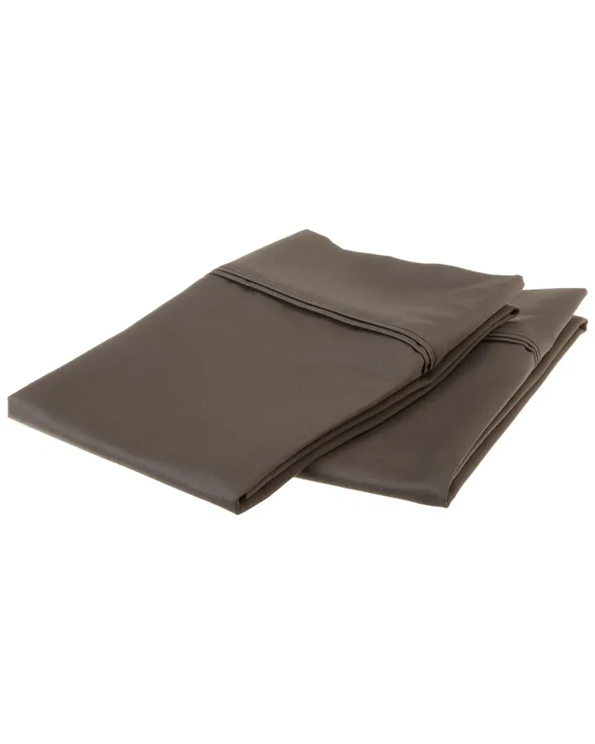 1200 Thread Count Pillowcases - Charcoal, Egyptian Cotton