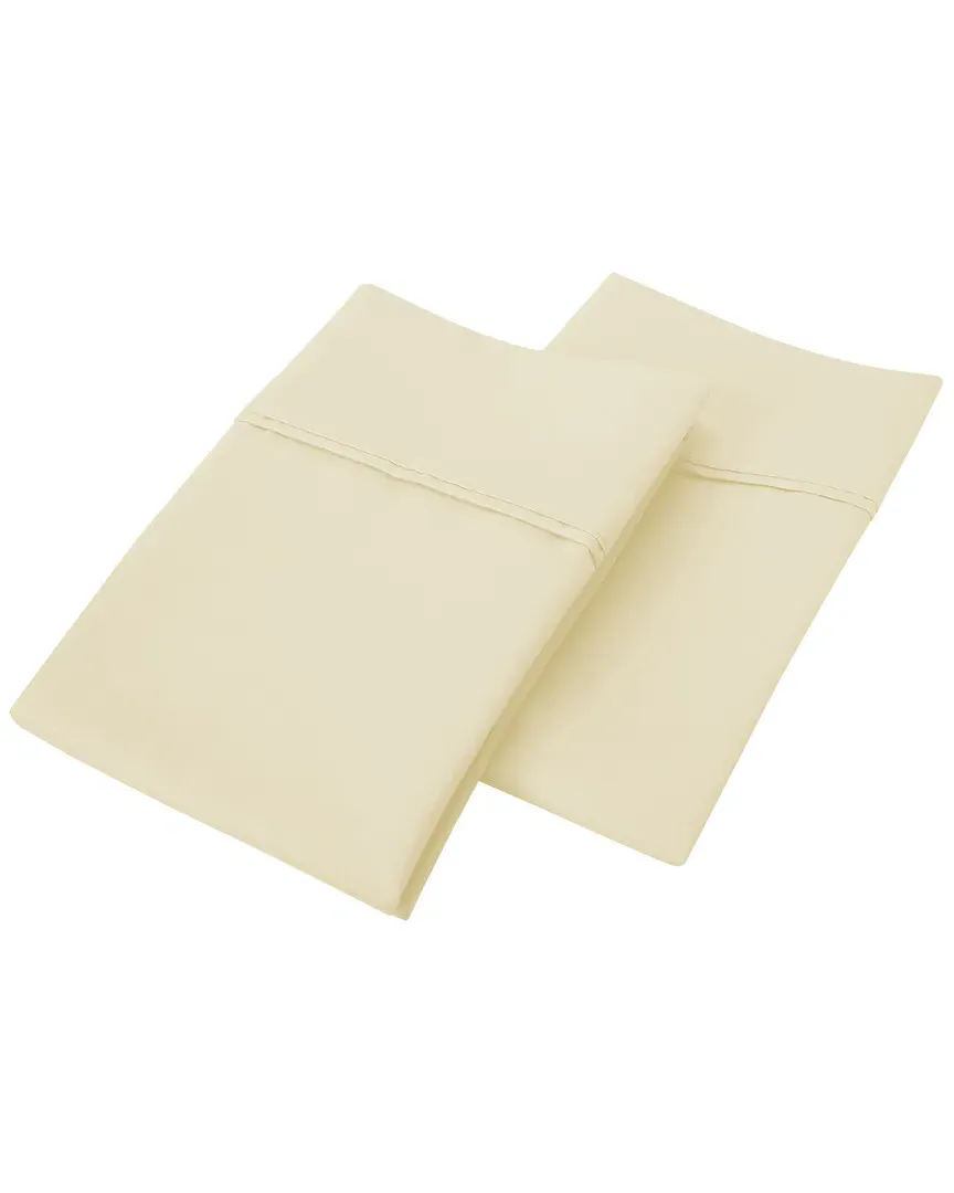 1200 Thread Count Pillowcases - Ivory, Egyptian Cotton