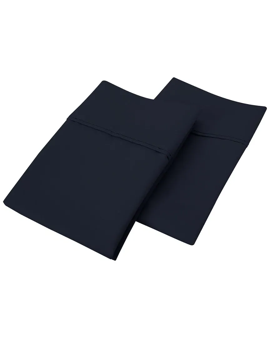 1200 Thread Count Pillowcases - Navy Blue, Egyptian Cotton