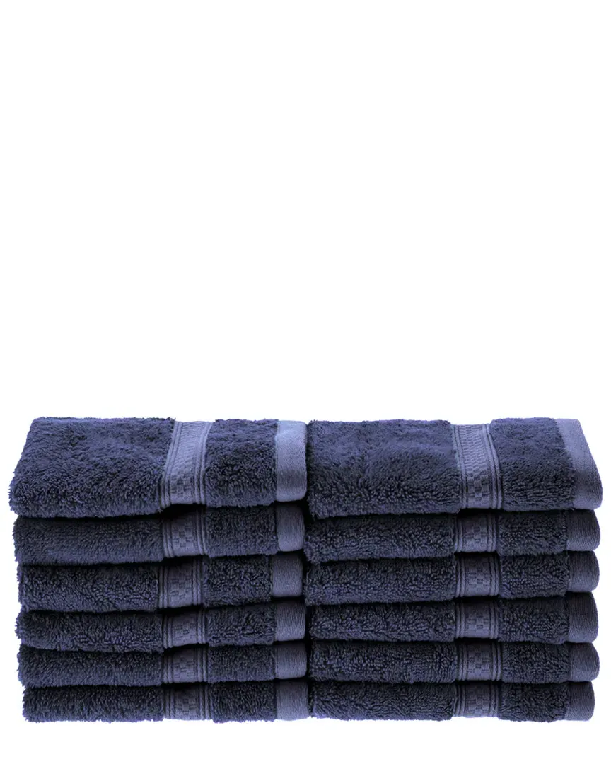 12pc Face Towel Set - Blue, Bamboo