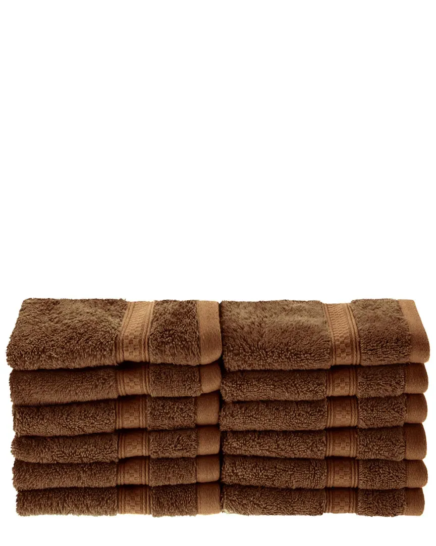 12pc Face Towel Set - Brown, Bamboo