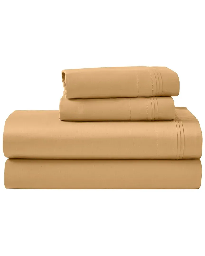 1500 Thread Count Deep Pocket Sheet Set - Gold, Egyptian Cotton