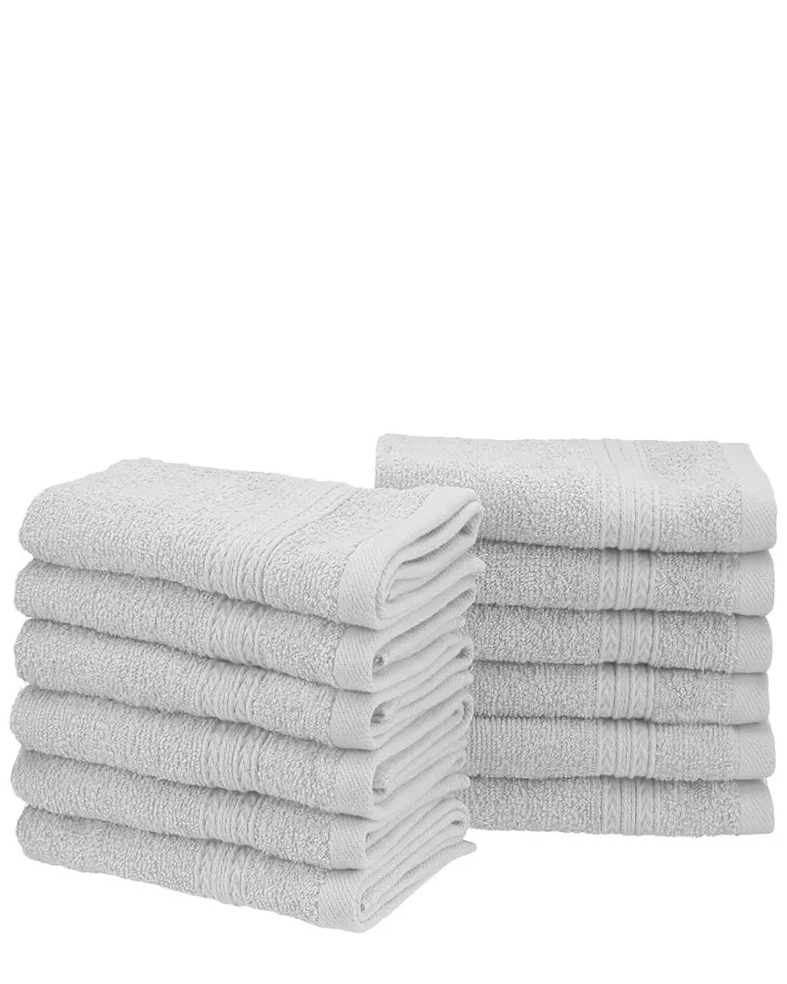 24pc Cotton Washcloth Set - Silver