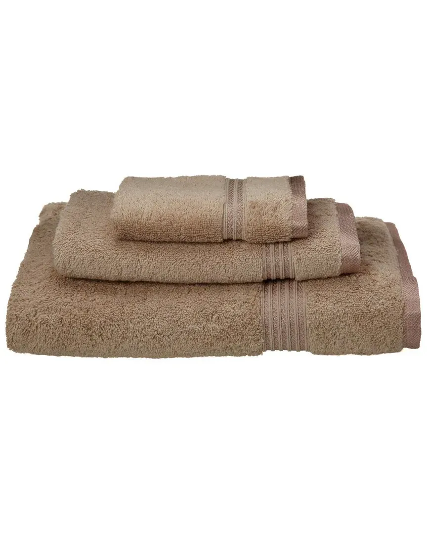 3-Piece Egyptian Cotton Towel Set - Taupe