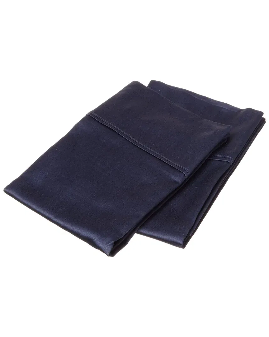 300 Thread Count 2pc Pillowcase Set - Navy Blue, Egyptian Cotton image
