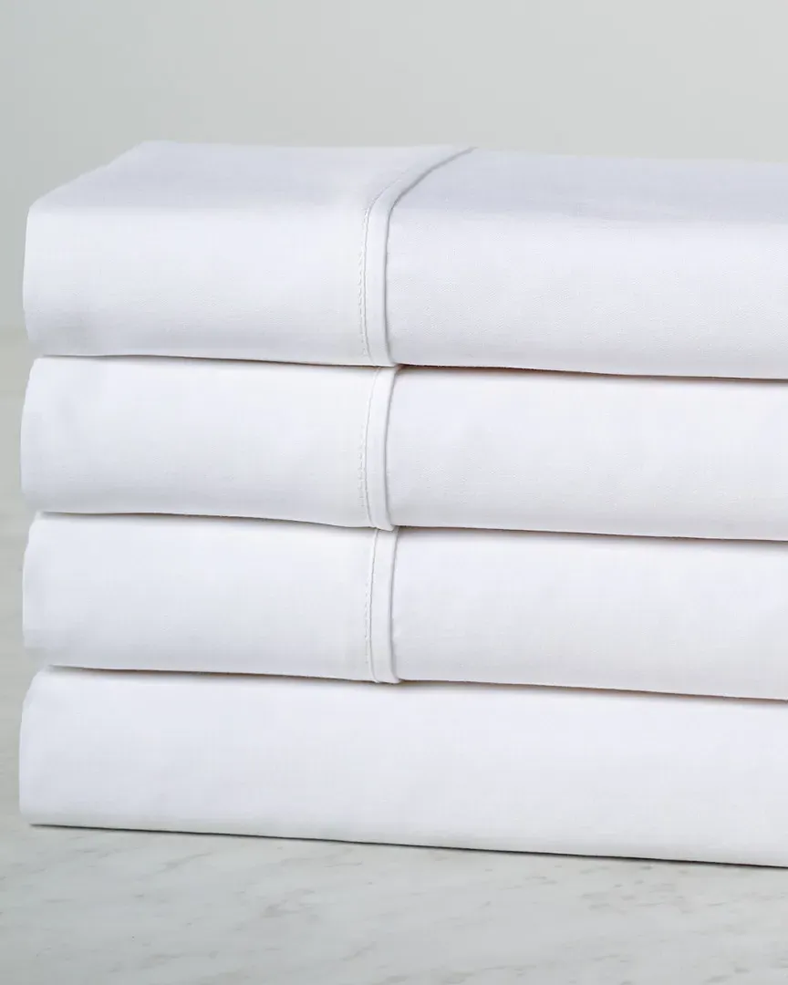 300 Thread Count 2pc Pillowcase Set - White, Egyptian Cotton