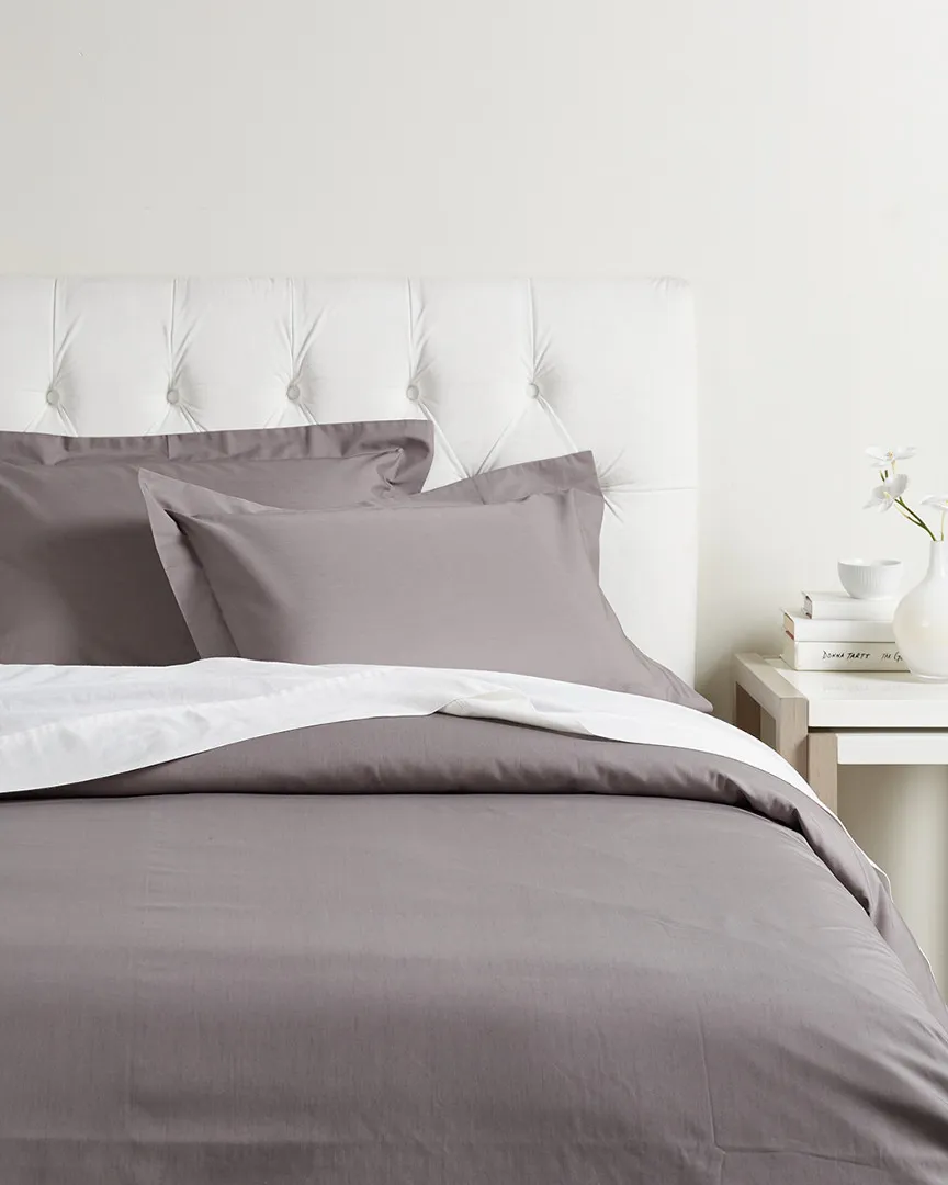 300 Thread Count Cotton Percale Deep Pocket Sheet Set - Grey