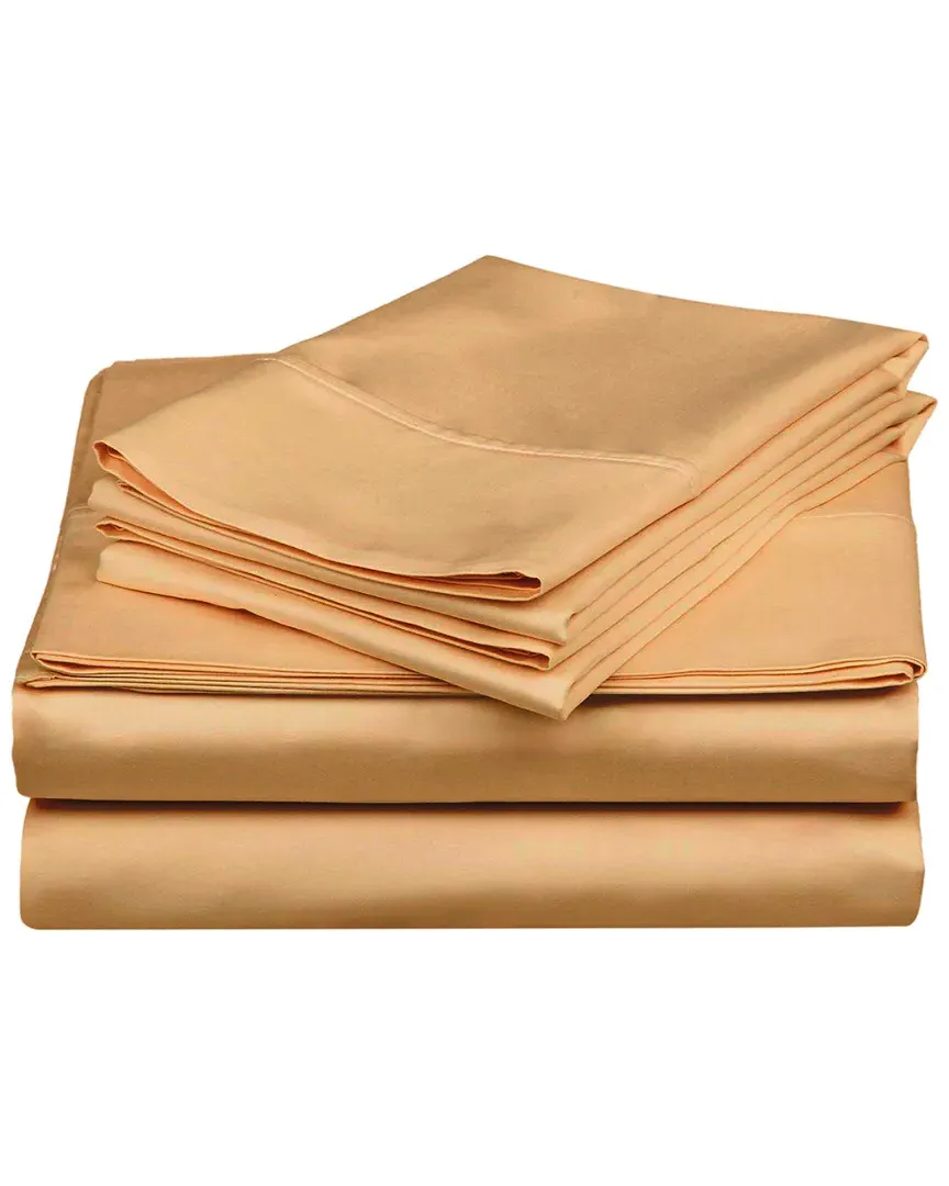 300 Thread Count Egyptian Cotton Deep Pocket Sheet Set - Beige