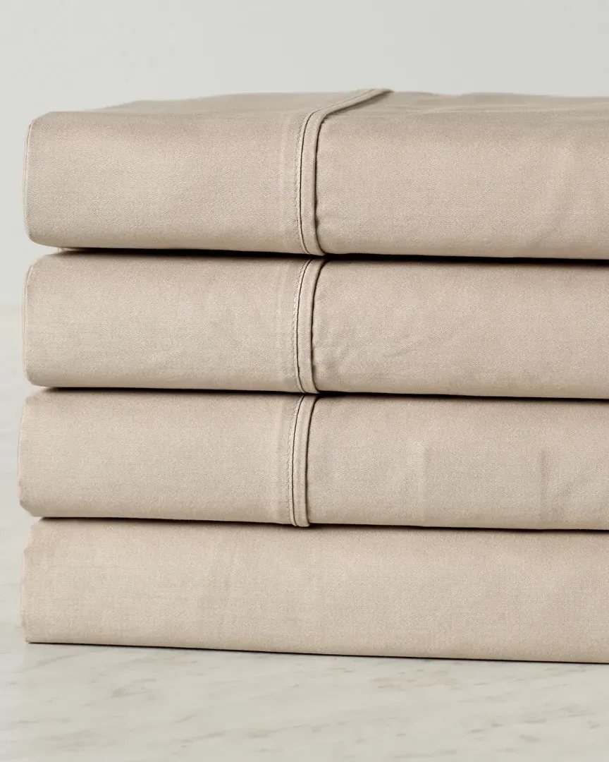 300 Thread Count Egyptian Cotton Deep Pocket Sheet Set - Tan