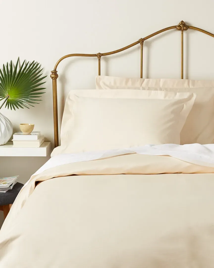 300 Thread Count Egyptian Cotton Duvet Cover Set - Ivory