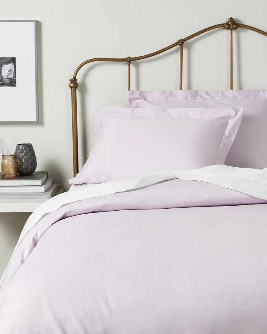 300 Thread Count Egyptian Cotton Duvet Cover Set - Lilac