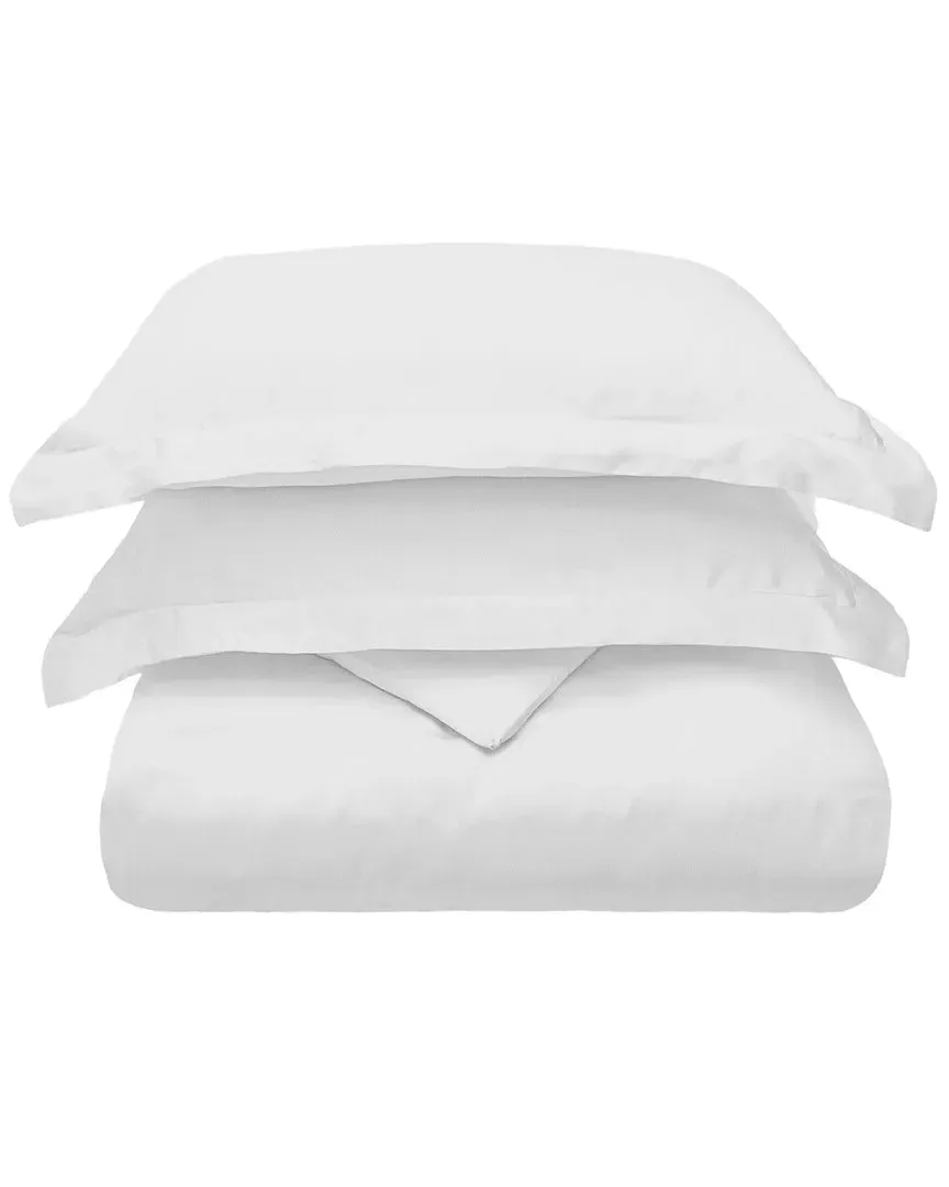 300 Thread Count Modal Wrinkle-Free Duvet Cover Set - White