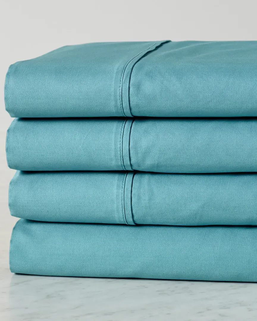 400 Thread Count Deep Pocket Sheet Set - Teal, Egyptian Cotton