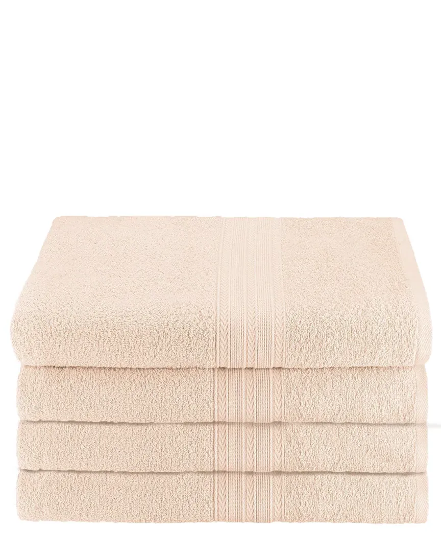 4pc Bath Towel Set - Ivory, Cotton