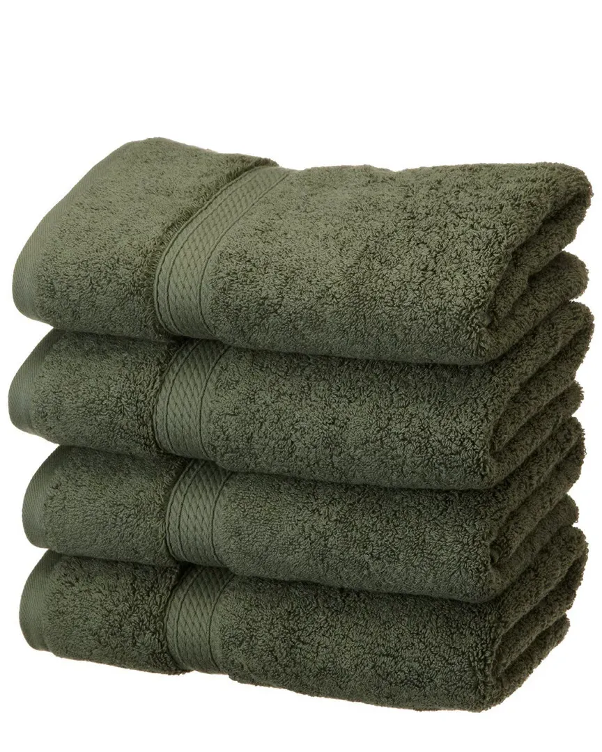 4pc Egyptian Cotton Hand Towel Set - Forest image