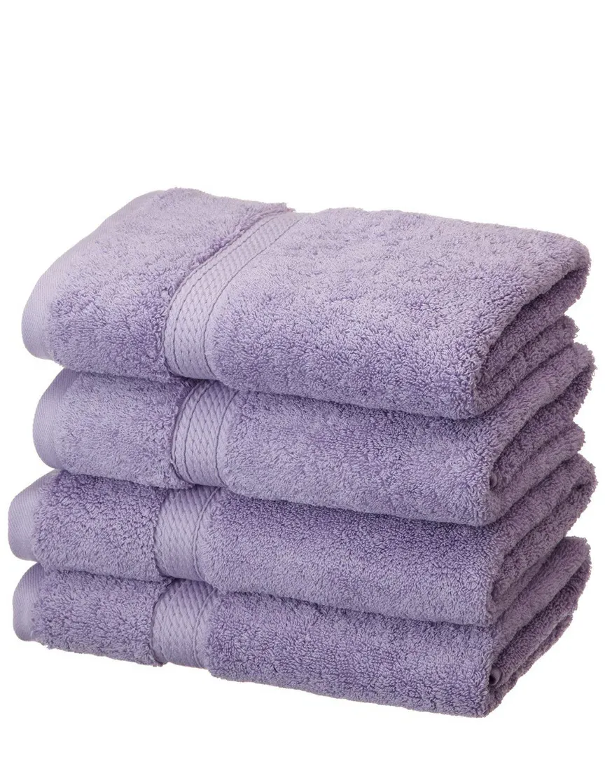 4pc Egyptian Cotton Hand Towel Set - Purple