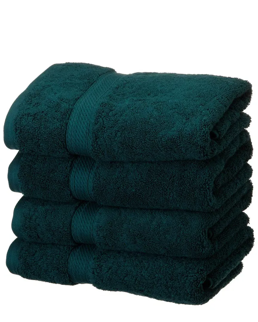 4pc Egyptian Cotton Hand Towel Set - Teal