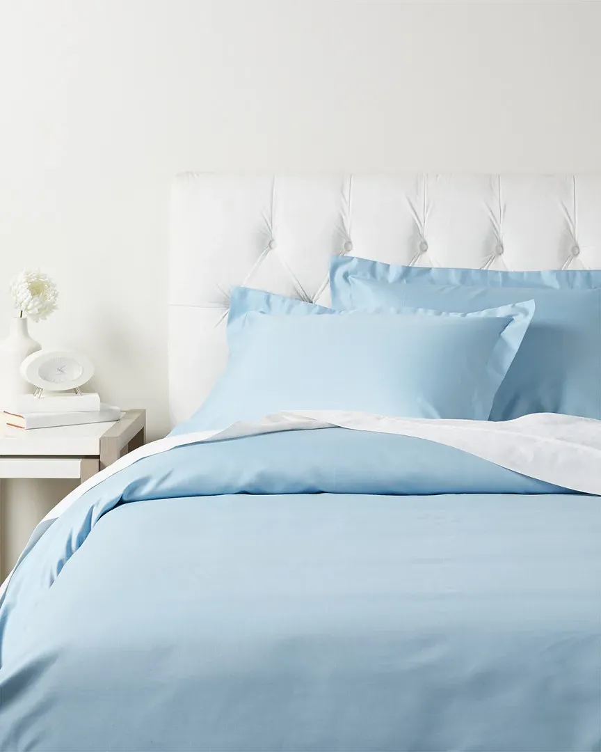 600 Thread Count Cotton Rich Deep Pocket Sheet Set - Light Blue