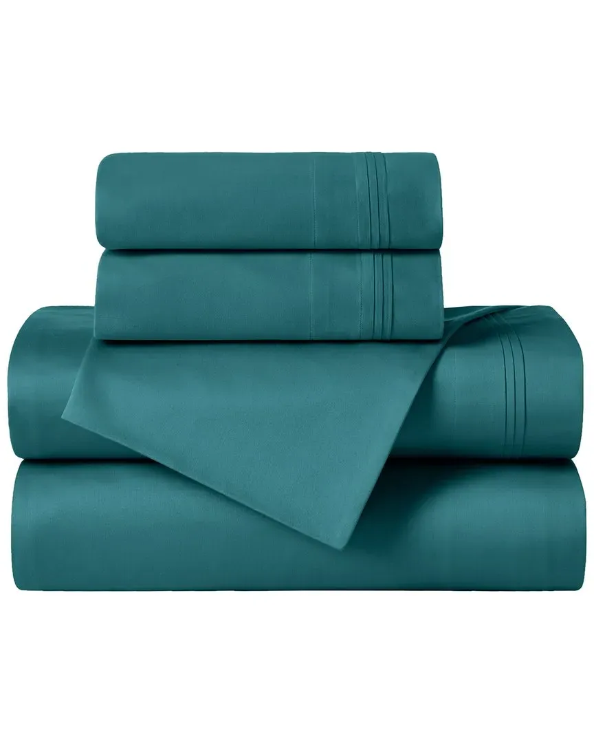 650 Thread Count Deep Pocket Sheet Set - Caribbean, Egyptian Cotton