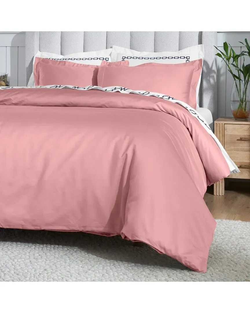 650 Thread Count Duvet Cover Set - Blush, Egyptian Cotton image