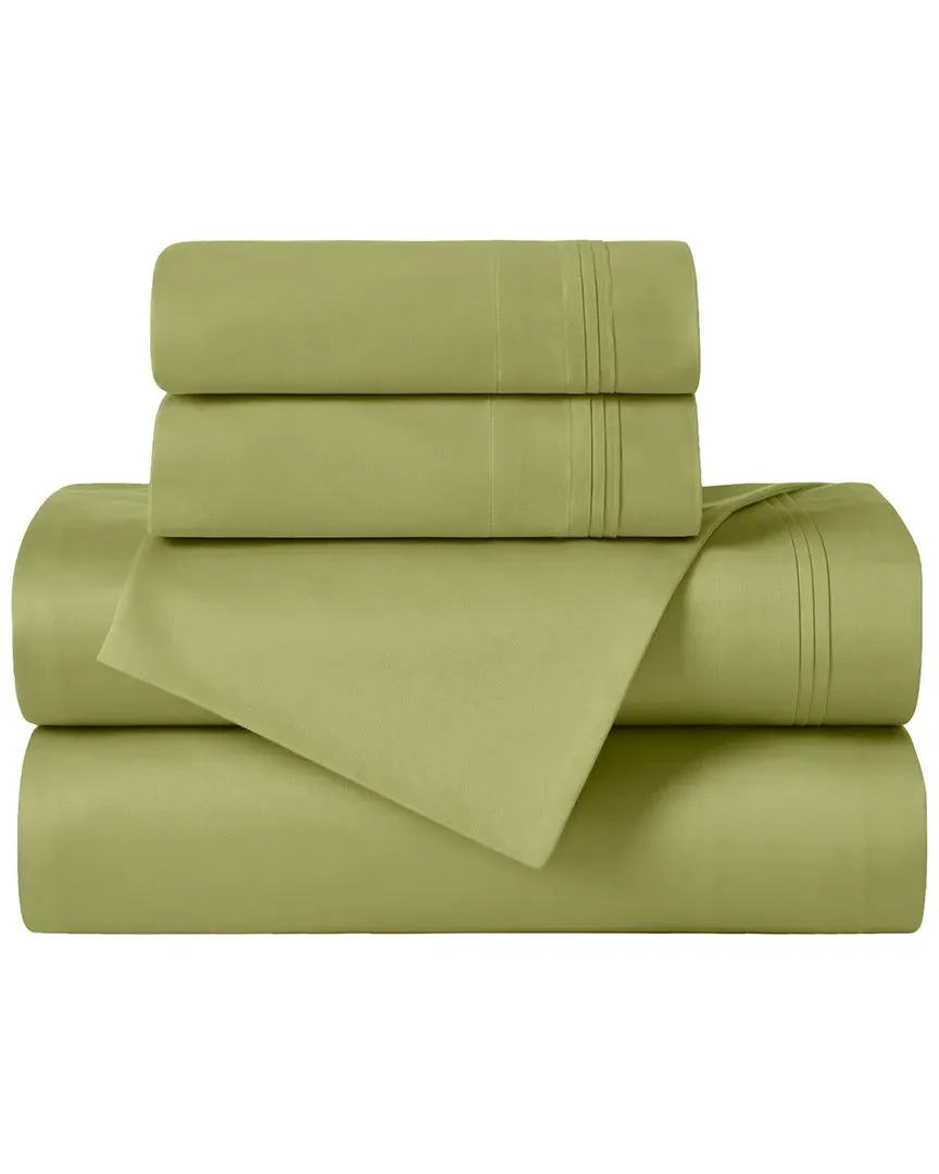 650 Thread Count Sheet Set - Olive Green, Egyptian Cotton