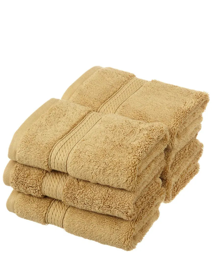 6pc Egyptian Cotton Washcloth Set - Beige image