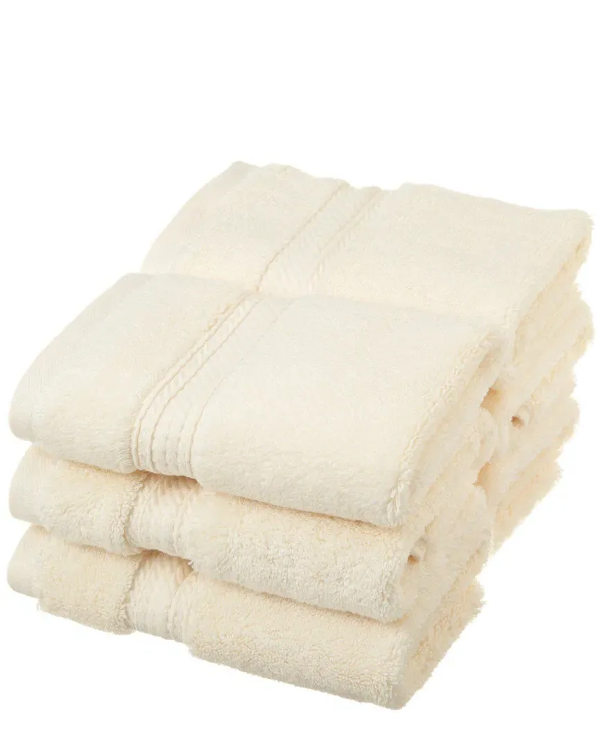 6pc Egyptian Cotton Washcloth Set - Cream