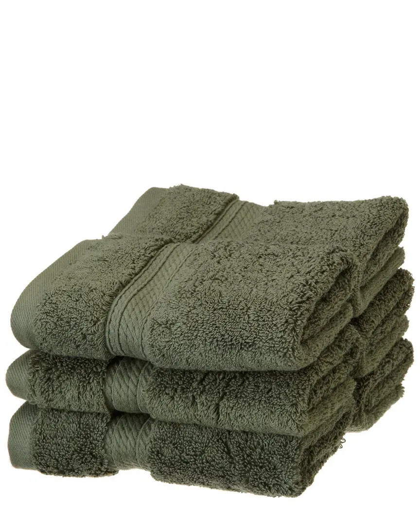 6pc Egyptian Cotton Washcloth Set - Forest