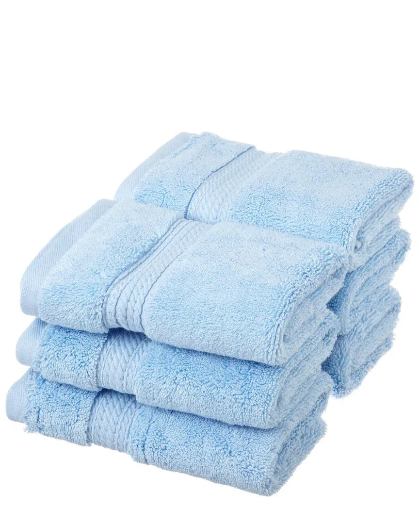 6pc Egyptian Cotton Washcloth Set - Light